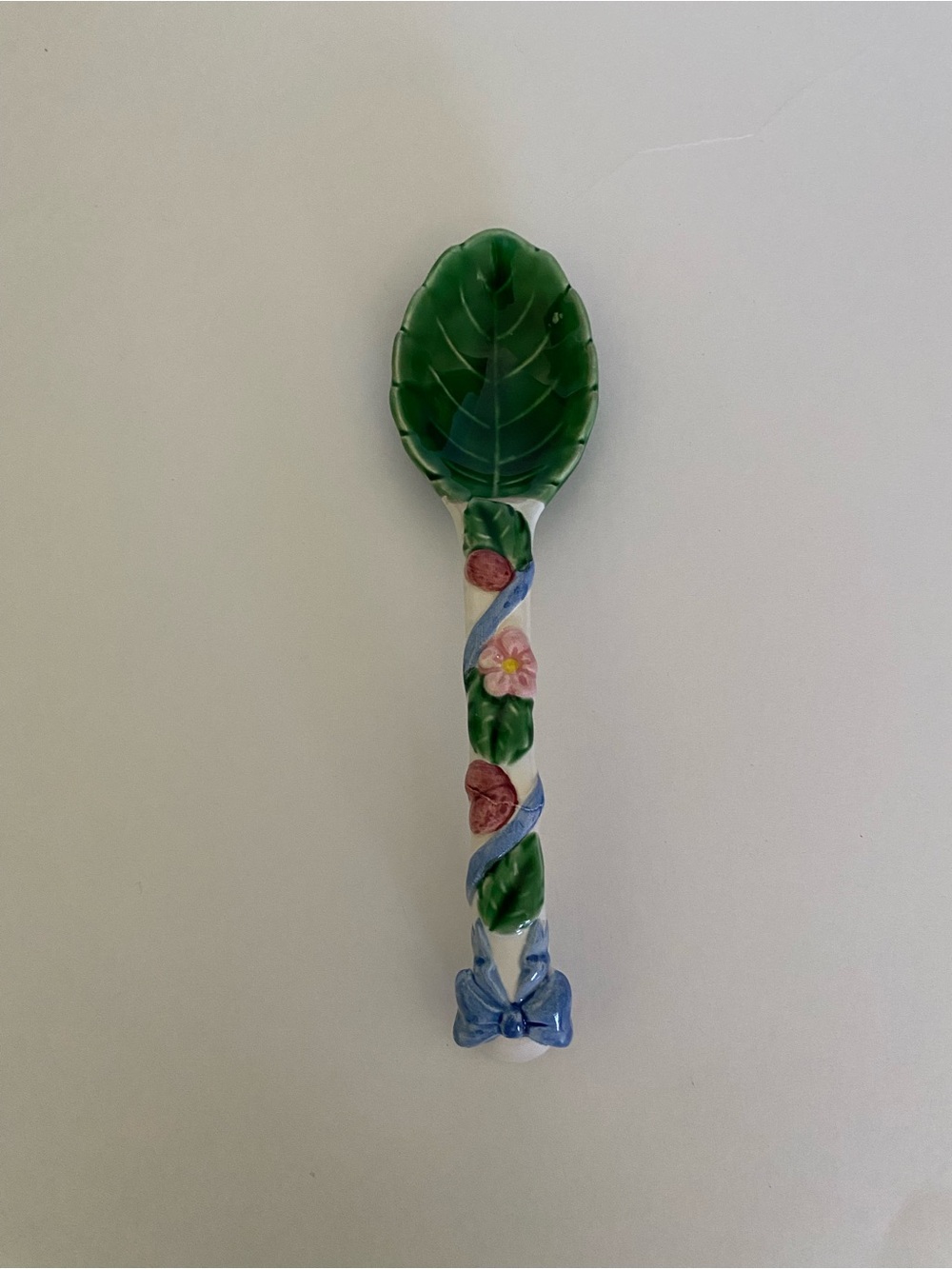 Vintage Porcelain Spoon Ribbon and Bowl by Haldon Group